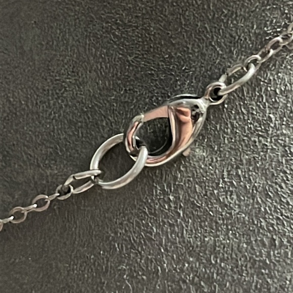 Silver Tone “C” initial Necklace - Picture 5 of 5